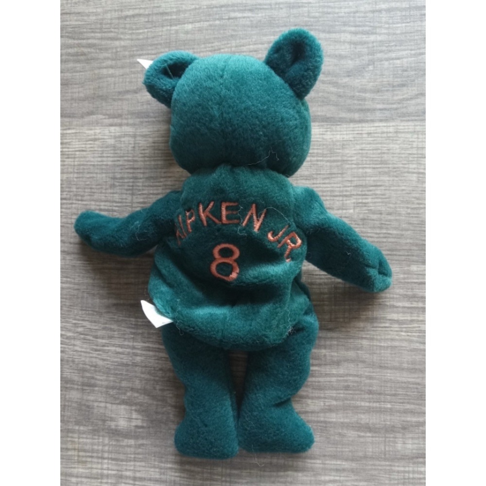 Bamm‎ Beanos Cal Ripkin Jr 1998 Salvinos Green Plush New